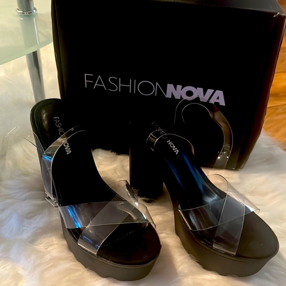 Clear High Heels